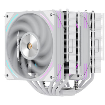 SEGOTEP MU HT6 Beyaz 2x120mm ARGB Hava Soğutucu