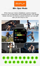 MIFLY S10 PRO SIYAH AKILLI SAAT